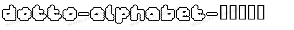 Dotto-Alphabet字体转换