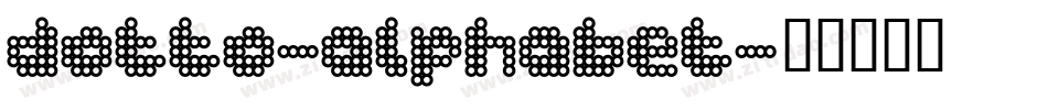 Dotto-Alphabet字体转换