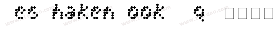 YesShakenBook-K3qX字体转换