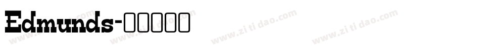 Edmunds字体转换