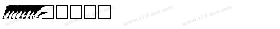 Callahan字体转换
