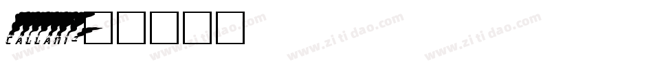 Callani字体转换