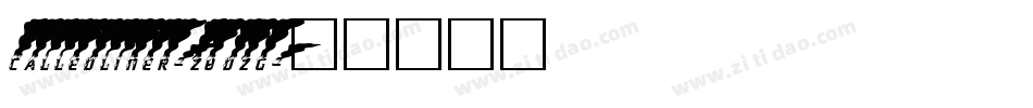 Calledliner-z8dzG字体转换