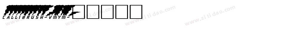 Callibrush-vmyM字体转换