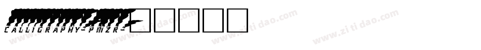 Calligraphy-pMzr字体转换