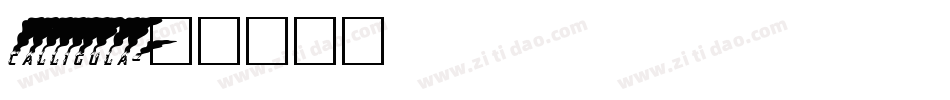 Calligula字体转换