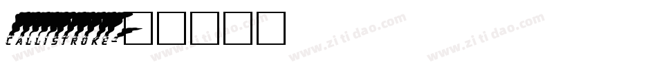 Callistroke字体转换