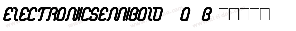 ElectronicSemibold-9q0B字体转换