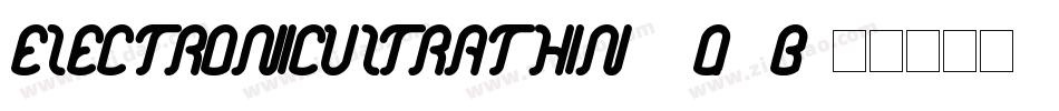 ElectronicUltrathin-8q6B字体转换