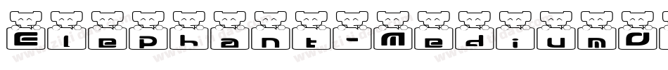 Elephant-MediumObli字体转换