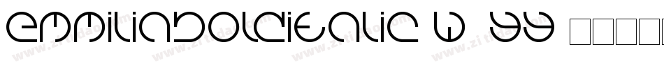 EmmiliaBoldItalic-W7yY字体转换