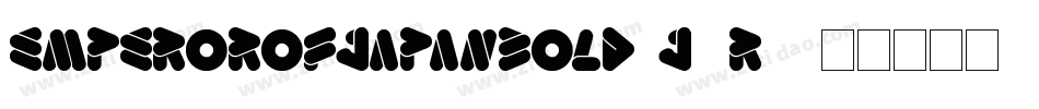 EmperorOfJapanBold-j8R9字体转换