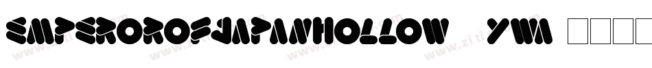 EmperorOfJapanHollow-5YWa字体转换