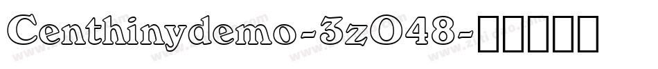 Centhinydemo-3zO48字体转换