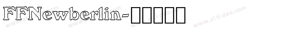 FFNewberlin字体转换
