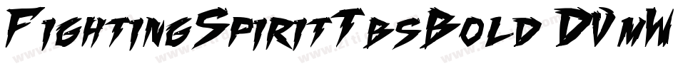 FightingSpiritTbsBold-DVmW字体转换