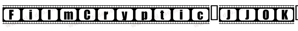 FilmCryptic-JJOK字体转换
