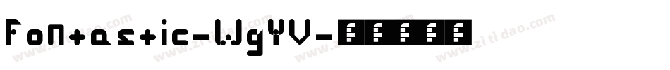 Fontastic-WgYV字体转换