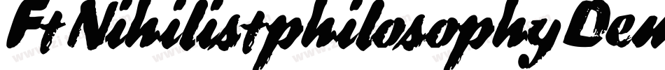 FtNihilistphilosophyDemoversion-ayxR字体转换