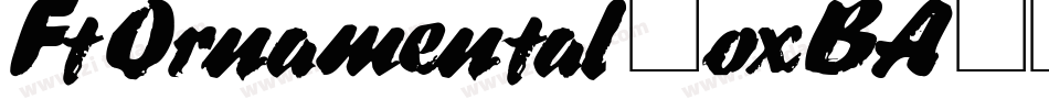 FtOrnamental-oxBA字体转换