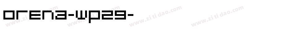 Orena-wP29字体转换