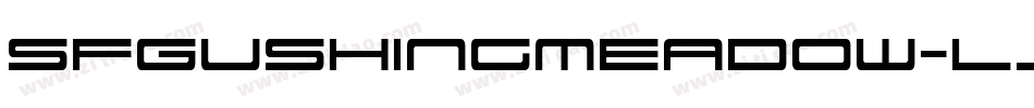 SfGushingMeadow-LJ33字体转换