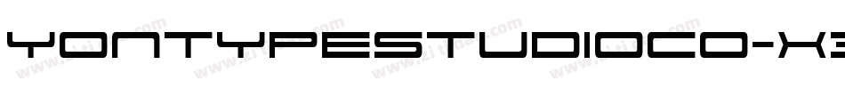 Yontypestudioco-X33md字体转换