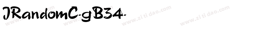 JRandomC-gB34字体转换