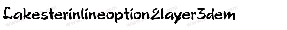 Lakesterinlineoption2layer3demo-1m34字体转换