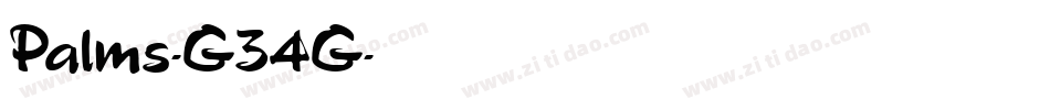 Palms-G34G字体转换