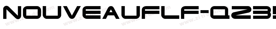 Nouveauflf-qZ35字体转换