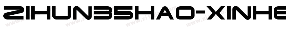 zihun35hao-xinhenjih字体转换