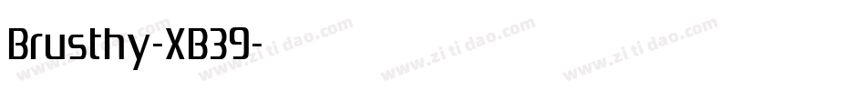 Brusthy-XB39字体转换