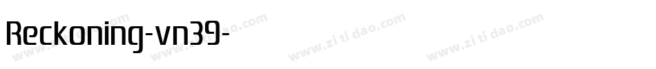 Reckoning-vn39字体转换