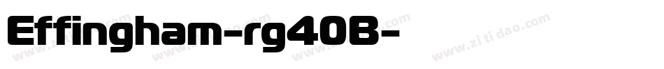 Effingham-rg40B字体转换