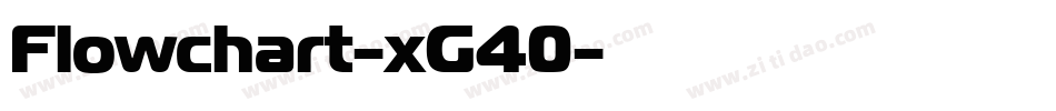 Flowchart-xG40字体转换