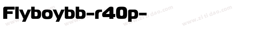 Flyboybb-r40p字体转换