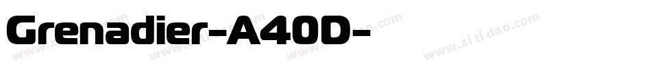 Grenadier-A40D字体转换