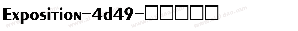 Exposition-4d49字体转换