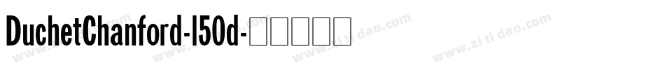 DuchetChanford-l50d字体转换
