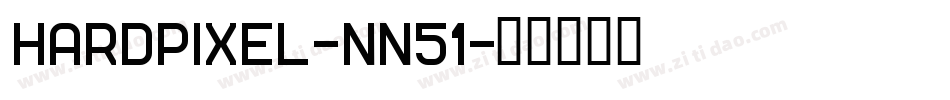 Hardpixel-nn51字体转换