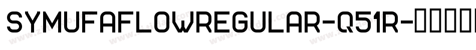 SymufaflowRegular-q51r字体转换