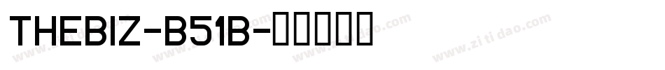 TheBiz-B51B字体转换