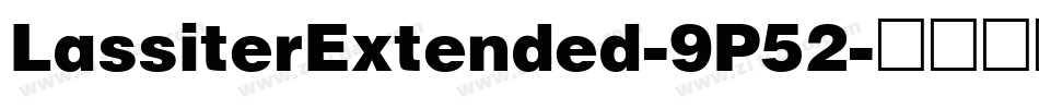 LassiterExtended-9P52字体转换