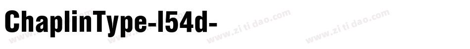 ChaplinType-l54d字体转换