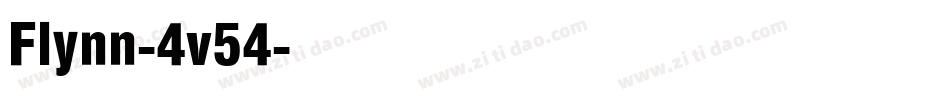 Flynn-4v54字体转换