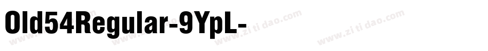 Old54Regular-9YpL字体转换