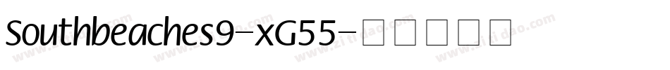 Southbeaches9-xG55字体转换