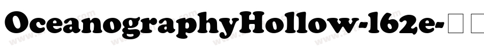 OceanographyHollow-l62e字体转换
