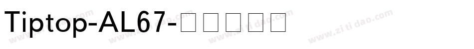 Tiptop-AL67字体转换
